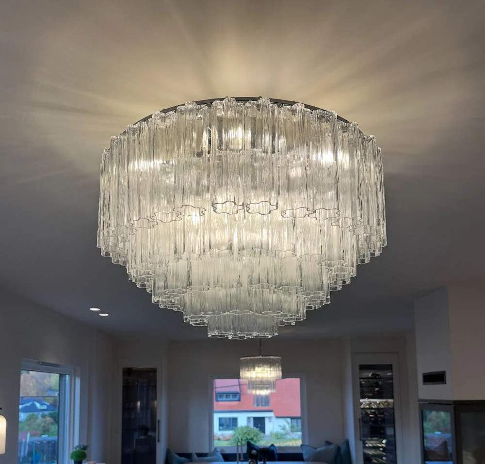 Fiona Chandelier 5-layer Clear Lamper